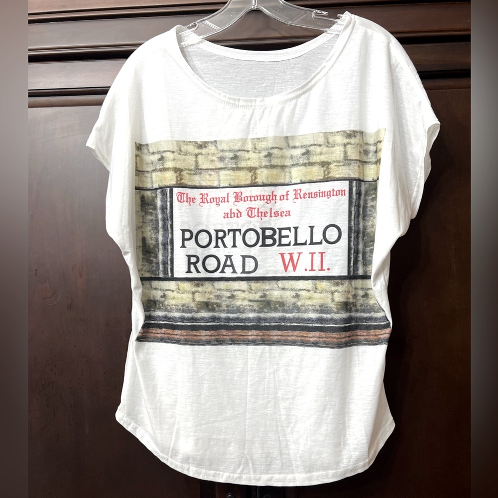 Portobello Road women’s top white Sz M no size tag